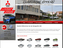 Tablet Screenshot of erni-garage.ch